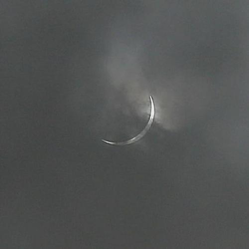 Just passed totality