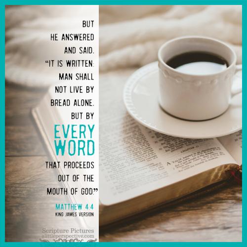 FAITH - Matthew 4.4 KJV