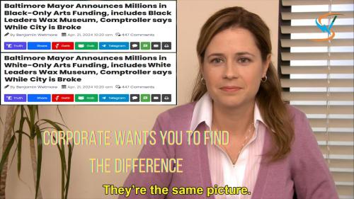 Corporate Difference_meme on racial lie