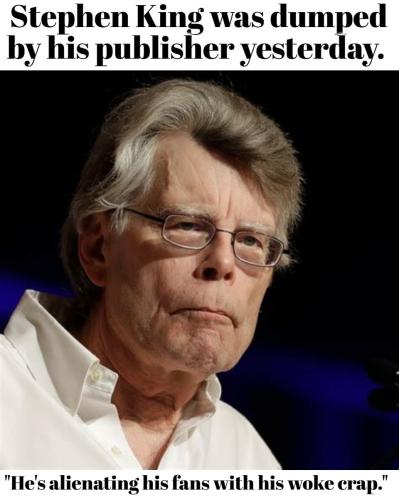 Stephen King dumped by his publisher