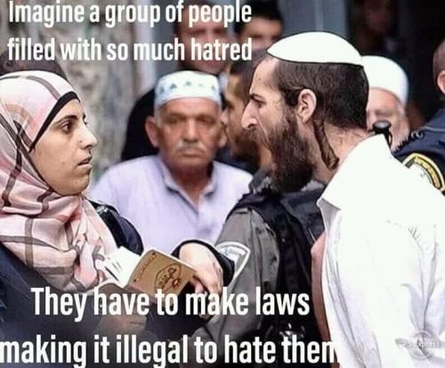 jew screaming at a palestinian woman