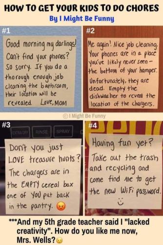 do your chores