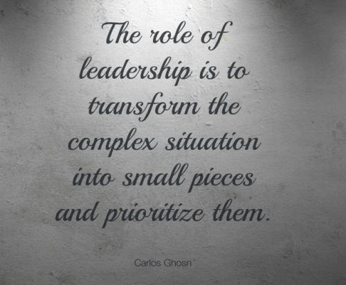 1-Leadership Prioritize