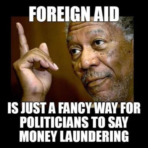 Foreign aid money laundering