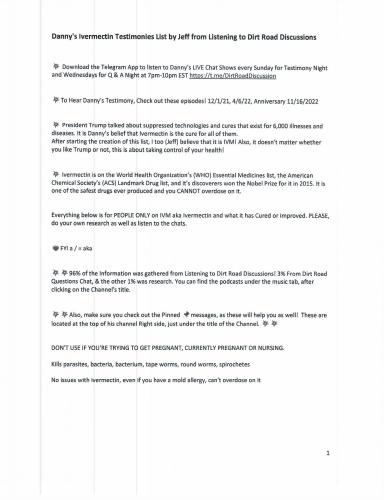 Ivermectin page 1