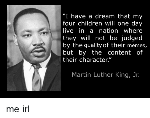 martin luther king charactor