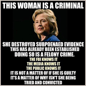 hillary emails destroying evidence