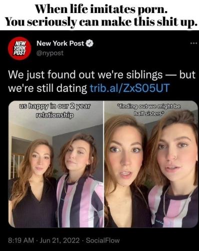 When life imitates porn