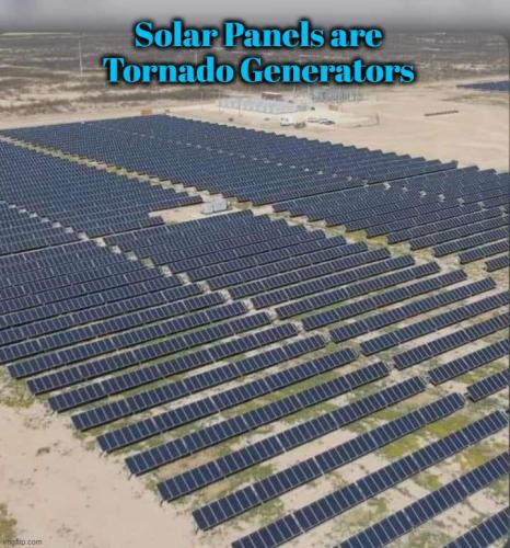 Solar Panel Tornado generators
