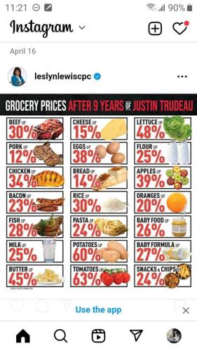 grocery prices