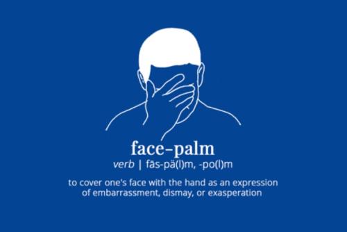 Face-palm