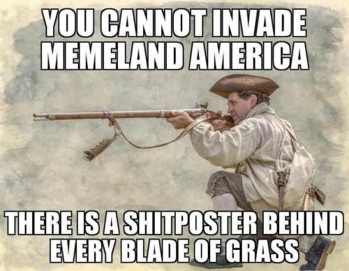 You cannot invade memeland America.960px