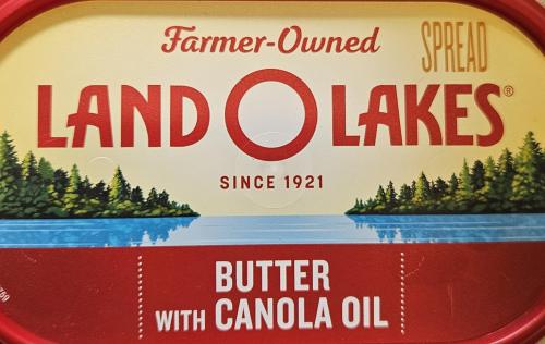 "Land oh no Indian Native" butter spread.