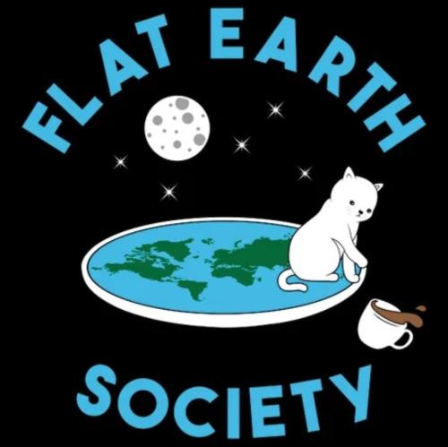 Flat earth cat