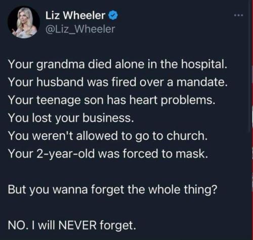 never forget