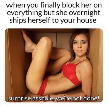 surprise asshole were not done