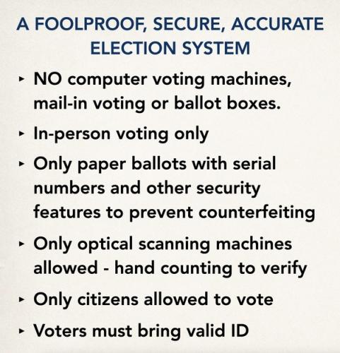 voter fraud fix