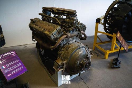 Sherman tank engine built by Ford