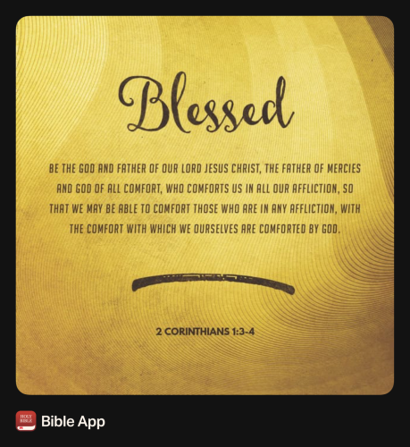 FAITH - 2 Corinthians 1.3-4 NASB
