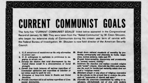 45 current communist goals