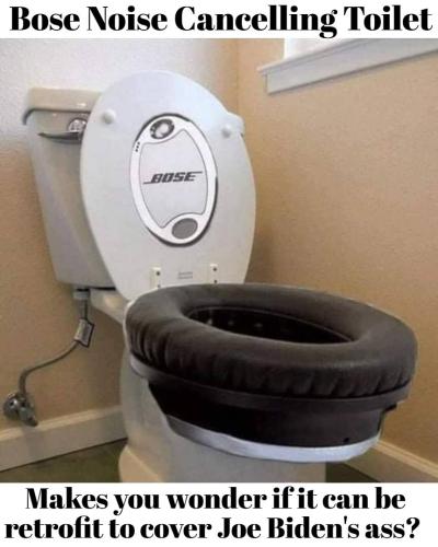 Bose Noise cancelling toilet