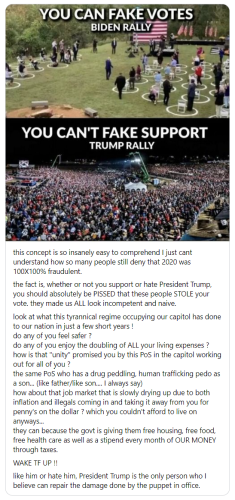 pedjoe vs trump rally