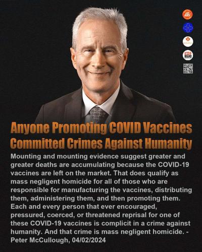 Dr Muculloch on vaccines and crime