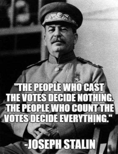 Stalin on votes