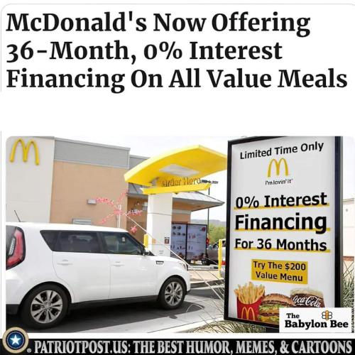 mcdonalds financing