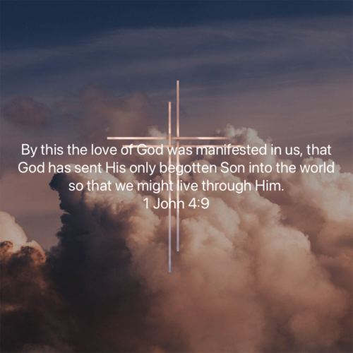 FAITH - 1 John 4.9 NASB