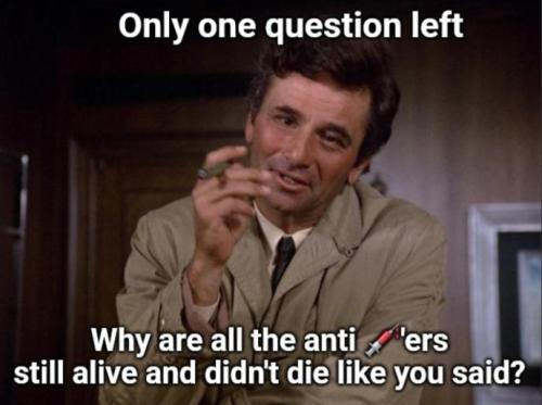 Columbo no vaxxers still alive