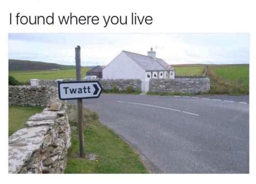 I found where you live