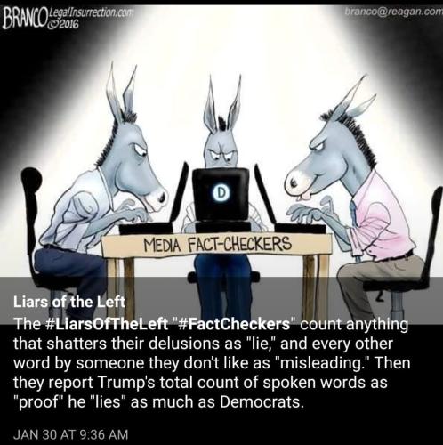 factchecker fact check democrat jackass lie as much as democrats count trump words