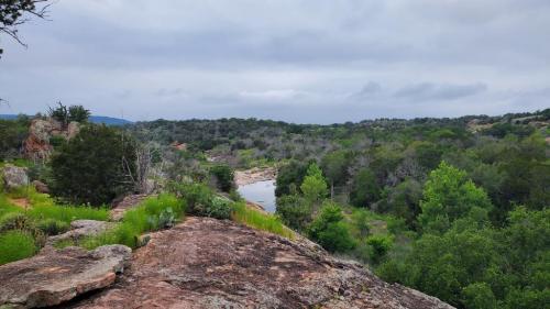 Part of Inks Lake from the Spring Trail