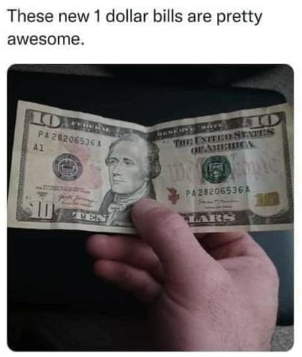 BIDENOMICS 10 DOLLAR BILL