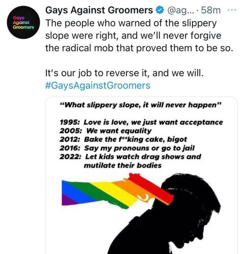 GAYS AGAINST GOOMERS SLIPPERY