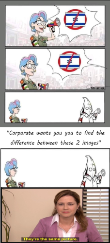 same image_leftist kkk meme