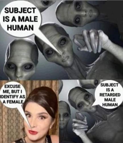 retarded male human