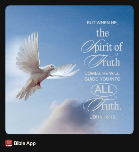 FAITH - John 16.13 NASB