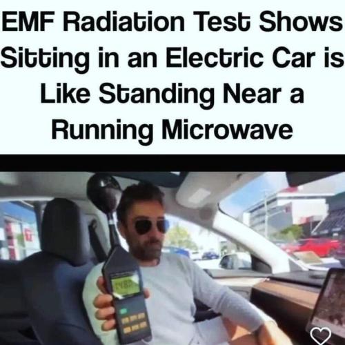 EMF radiation in Electric Cars Tesla