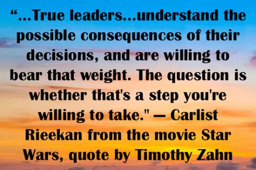 The Weight of Leadership