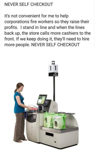 never self checkouts
