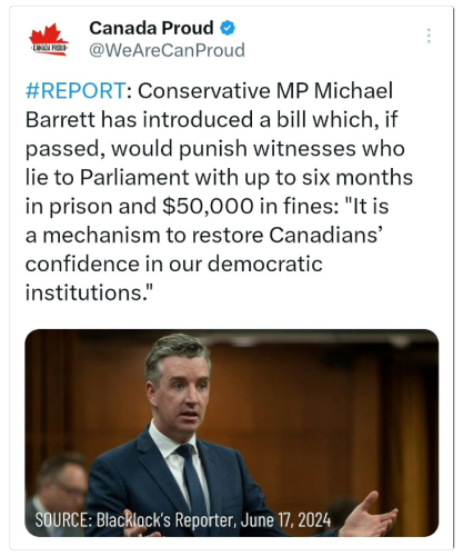 lie to parliament