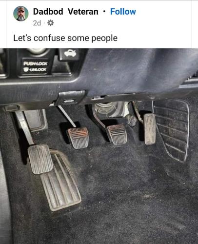 Add multiple shift levers, and a dimmer switch😳