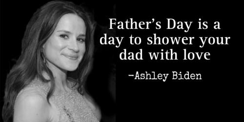 Ashley Biden on Father's day.960px
