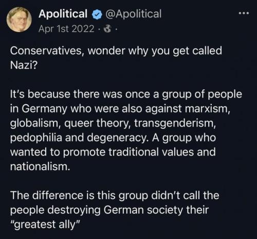 Conservatives-wonder why you get called Nazi