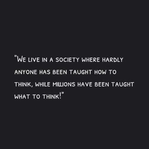 what to think