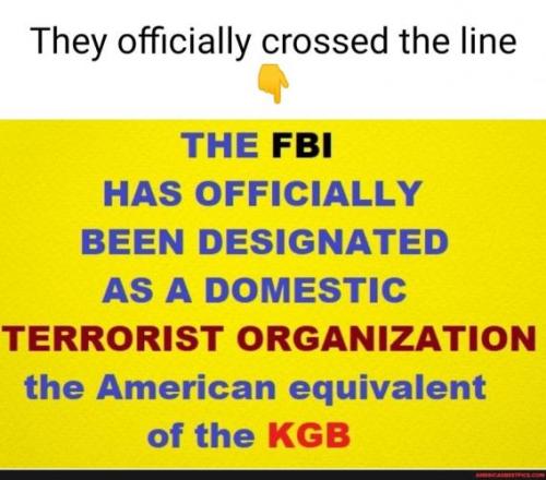 The FBI is a terrorist organization