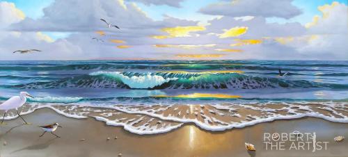 !   Beach Walk - Robert the Artist