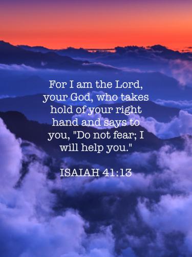FAITH - Isaiah 41.13